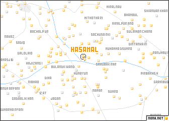 map of Hāsa Mal