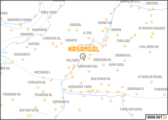 map of Hasam-gol