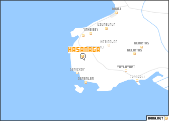 map of Hasanağa