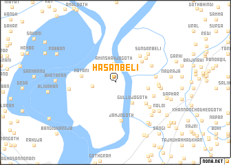 map of Hasan Beli