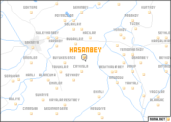 map of Hasanbey