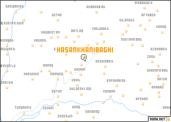 map of Ḩasan Khānī Bāghī