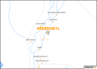 map of Ḩasan Kheyl