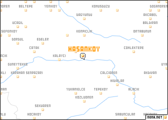 map of Hasanköy