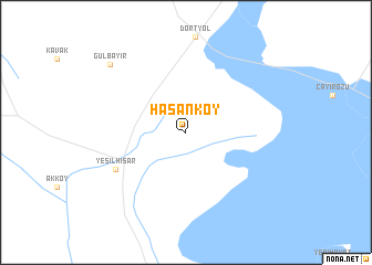 map of Hasanköy