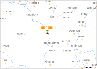 map of Hasanlı