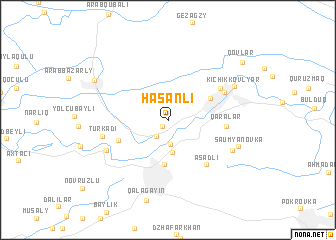 map of Hǝsǝnli