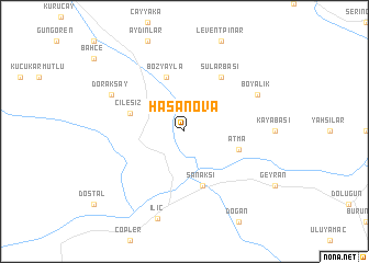 map of Hasanova
