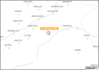 map of Hasanova