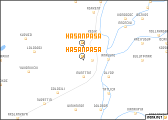 map of Hasanpaşa