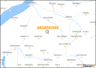 map of Hasanpınar