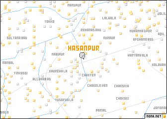 map of Hasanpur