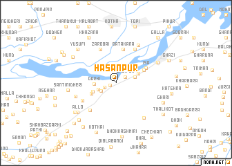 map of Hasanpur
