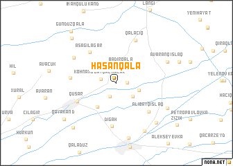 map of Hǝsǝnqala