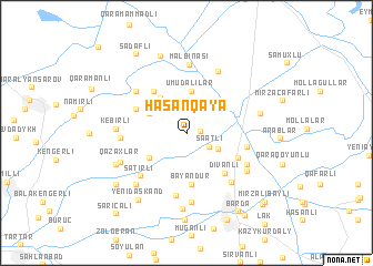 map of Hǝsǝnqaya