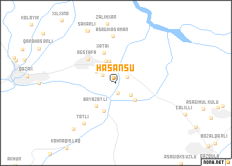 map of Hǝsǝnsu