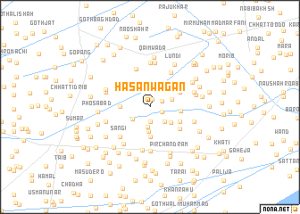 map of Hasan Wagan