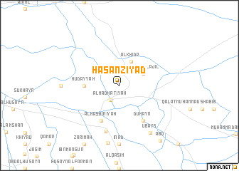 map of Ḩasan Ziyād