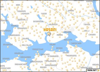 map of Hasa-ri