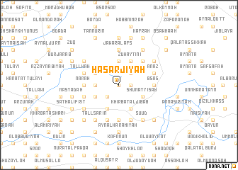 map of Ḩaşarjīyah