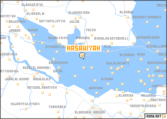 map of Ḩasāwīyah