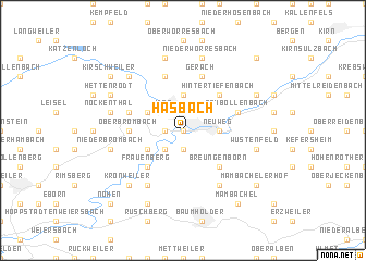 map of Hasbach