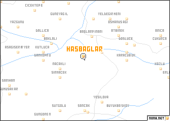 map of Hasbağlar