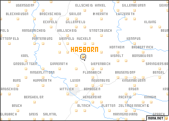 map of Hasborn