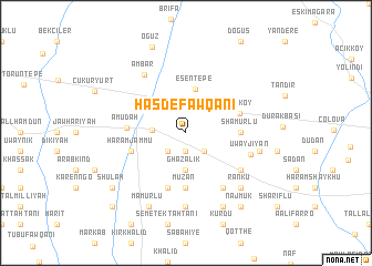 map of Hasdé Fawqānī