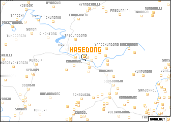 map of Hase-dong