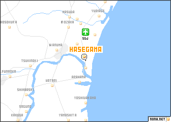 map of Hasegama