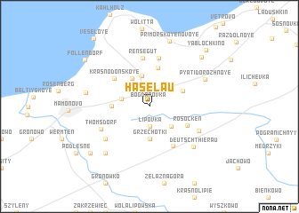 map of (( Haselau ))