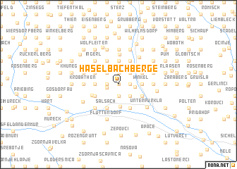 map of Haselbachberge