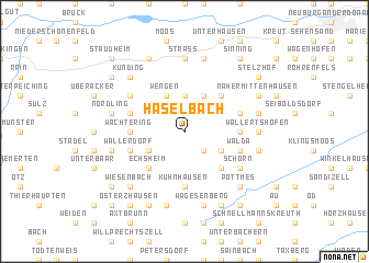 map of Haselbach