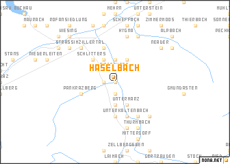 map of Haselbach