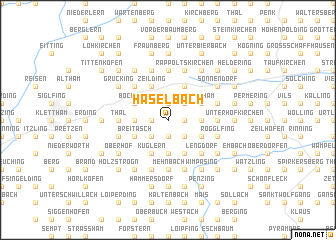 map of Haselbach