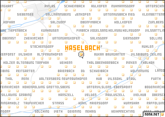 map of Haselbach