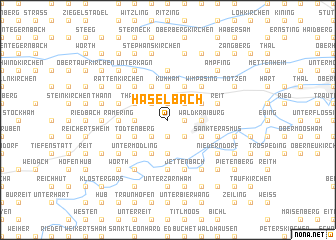 map of Haselbach