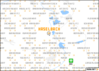 map of Haselbach