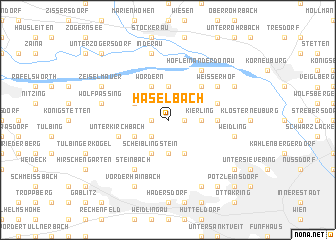 map of Haselbach