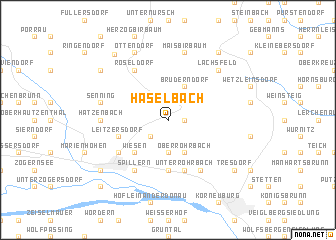 map of Haselbach