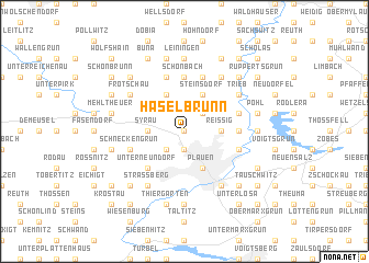 map of Haselbrunn