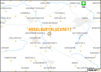map of Haselbury Plucknett