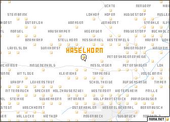 map of Haselhorn