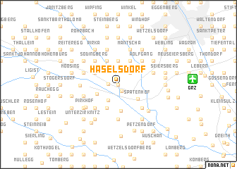 map of Haselsdorf