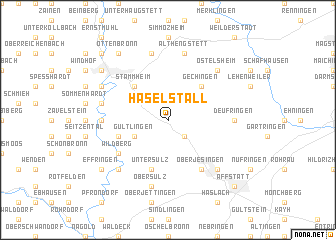 map of Haselstall