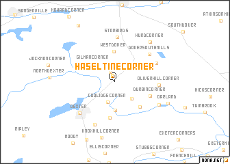 map of Haseltine Corner