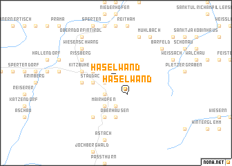 map of Haselwand