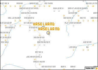 map of Haselwand