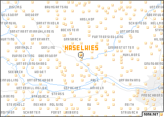 map of Haselwies